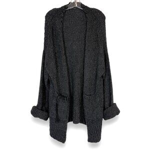 Diesel Cardigan Sweater Duster Italy Gray Alpaca Eool Grunge Streetwear Small